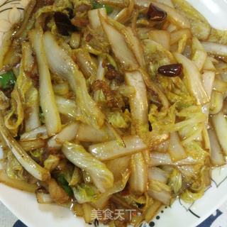 辣炒白菜的做法步骤:11