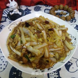 辣炒白菜的做法步骤:12