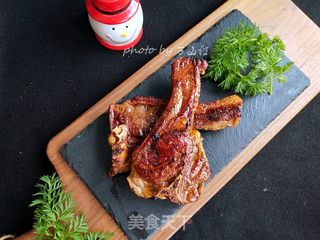 平底锅煎烤小羊排的做法步骤:11