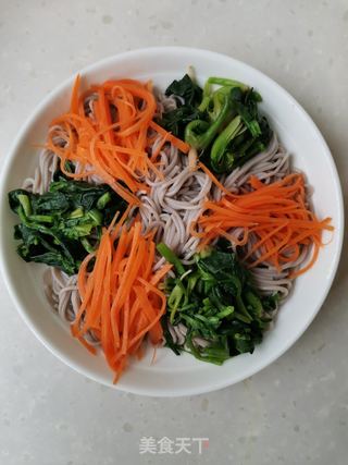 芝麻酱凉拌荞麦面的做法步骤:8