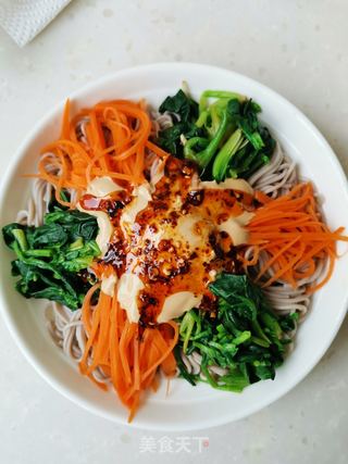 芝麻酱凉拌荞麦面的做法步骤:9