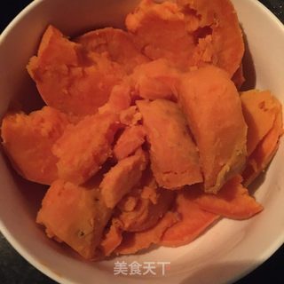 蜜薯燕麦糊的做法步骤：1