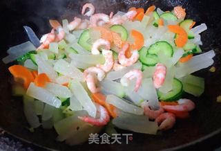 #清肠食谱#冬瓜时蔬虾仁的做法步骤：8