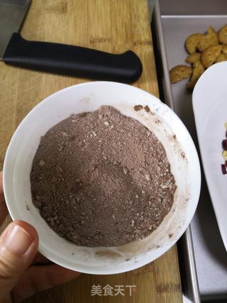 可可黑糖雪花酥的做法步骤:4