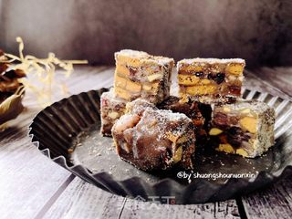 可可黑糖雪花酥的做法步骤:15