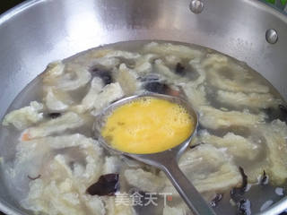 虾仁鱼鳔羹的做法步骤:11
