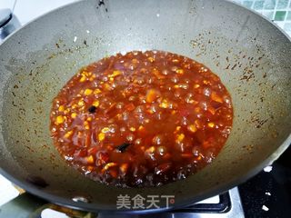 香辣肉丁酱的做法步骤:11