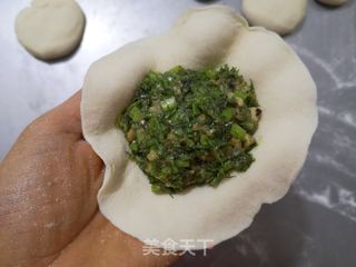 茴香猪肉馅饼的做法步骤:6