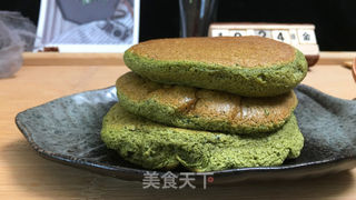 第四个抹茶味食谱--抹茶舒芙蕾松饼(无泡打粉版)的做法步骤:9
