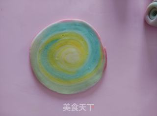彩虹螺旋豆沙酥的做法步骤:10