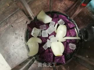 紫薯百合燕麦米浆的做法步骤:6