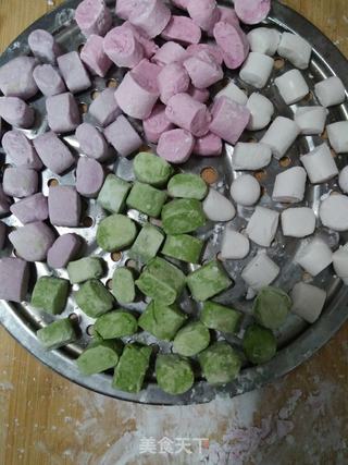 彩色芋圆的做法步骤:6