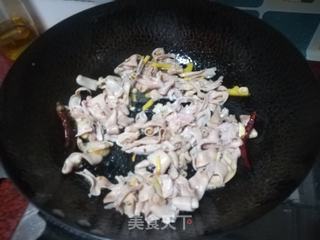 #清肠食谱#香芹炒鸭肠的做法步骤:9