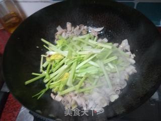 #清肠食谱#香芹炒鸭肠的做法步骤:10