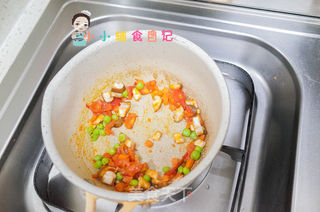12个月以上三文鱼焗面的做法步骤:6