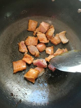 慈菇烧肉的做法步骤:4
