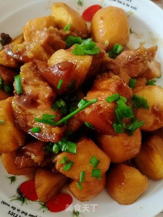 慈菇烧肉的做法步骤：9