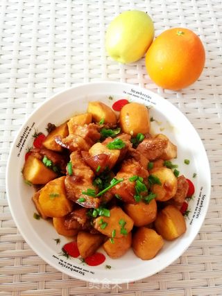 慈菇烧肉的做法步骤：10