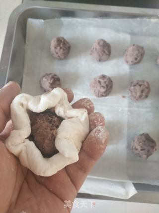 糯米豆沙饼的做法步骤:7