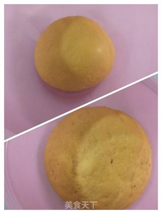 南瓜梅花馒头的做法步骤:3