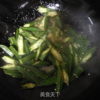 蒜蓉秋葵的做法步骤：5