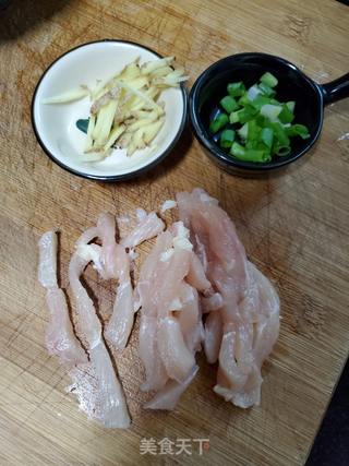 鸡丝粥的做法步骤:2
