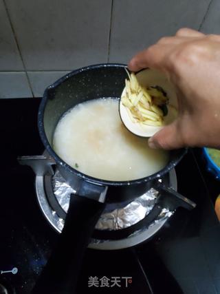 鸡丝粥的做法步骤:6