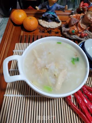 鸡丝粥的做法步骤:8