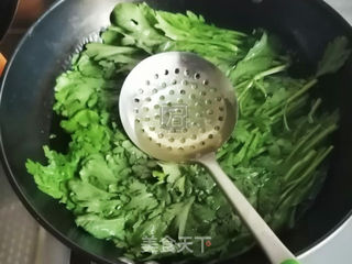 松子蓬花菜的做法步骤:3