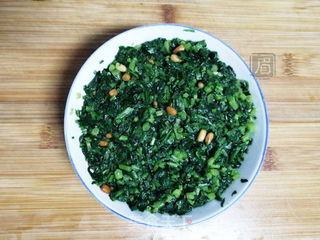 松子蓬花菜的做法步骤:9