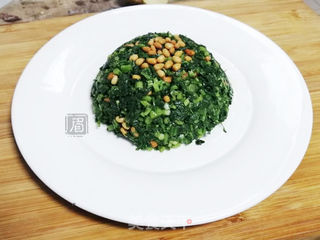松子蓬花菜的做法步骤:11