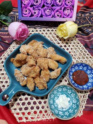 香酥鸡块的做法步骤:16