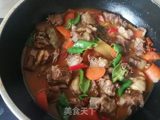 胡萝卜炖羊排的做法步骤:19
