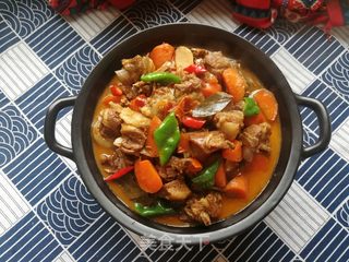 胡萝卜炖羊排的做法步骤:21
