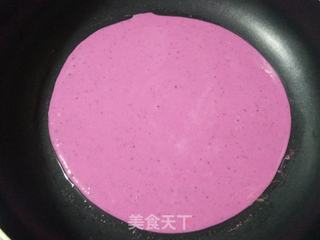 红龙果汁饼的做法步骤:3