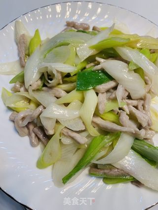 大葱炒肉丝的做法步骤：6