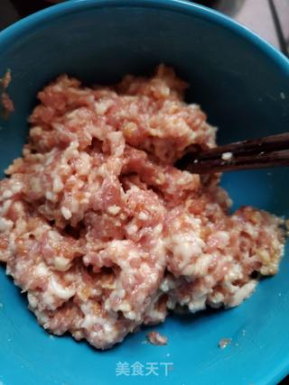韭菜肉馅煎饺的做法步骤:2
