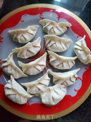 韭菜肉馅煎饺的做法步骤:6