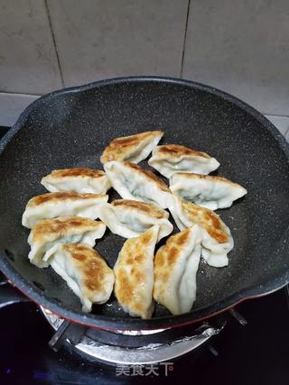 韭菜肉馅煎饺的做法步骤:10
