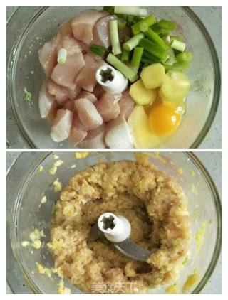 西兰花煎饺的做法步骤:4