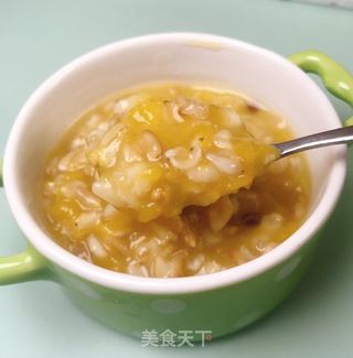 【南瓜燕麦粥】8-12月龄宝宝辅食的做法步骤：8