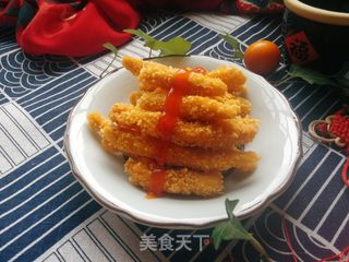黄金鸡柳的做法步骤:18