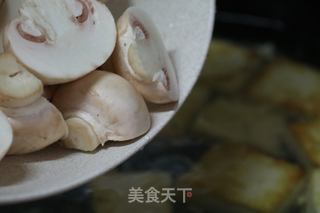 平菇豆腐娃娃菜汤的做法步骤：5