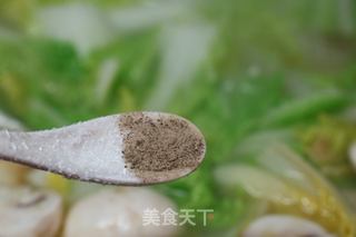 平菇豆腐娃娃菜汤的做法步骤：7