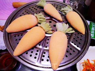 胡萝卜馒头的做法步骤:7