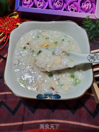 香菇鸡粒粥的做法步骤:13