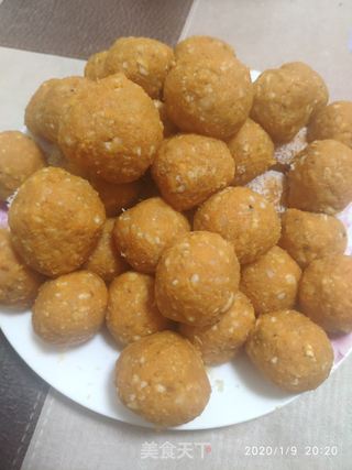 南瓜球版黑暗料理的做法步骤:7