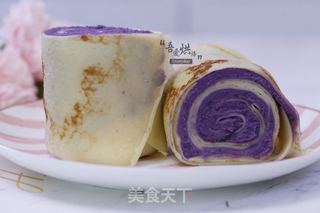 紫薯毛巾卷的做法步骤：10