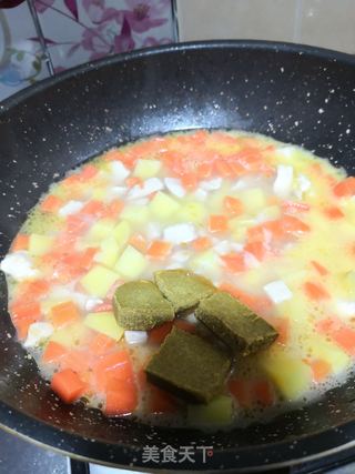 咖喱鸡肉饭的做法步骤:13