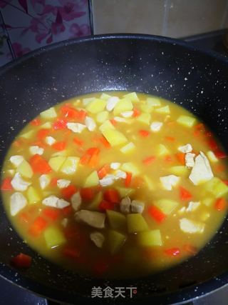 咖喱鸡肉饭的做法步骤:14